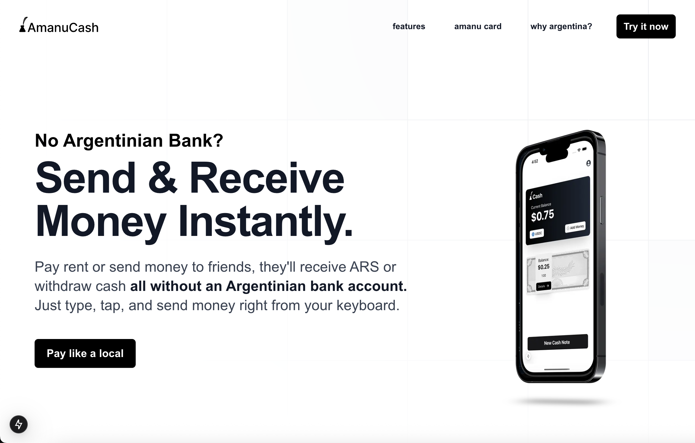 AmanuCash - Ultrasound Payment Protocol